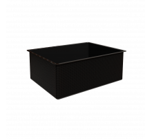 Корзина пластиковая new 540x412x190 GS черная