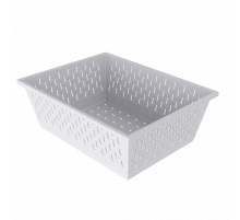 Корзина пластиковая 555x430x185 GS белая
