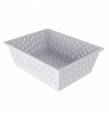 Корзина пластиковая 555x430x185 GS белая