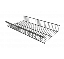 Корзина стационарная 603x340x85 GS черная