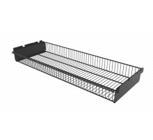 Корзина выдвижная 863x340x85 GS черная