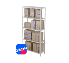 Стеллаж для ПВЗ Ozon 2200/1000x400/5 полок