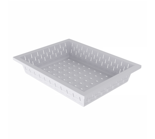 Корзина пластиковая new 540x412x190 GS белая